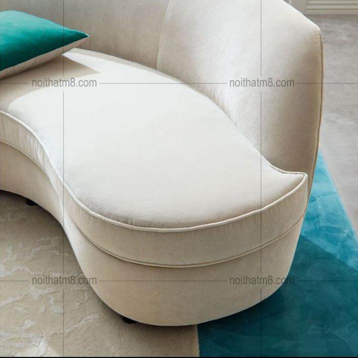 Ghế sofa mini bọc vải dáng cong sang trọng M8-3590 thumbnail 4