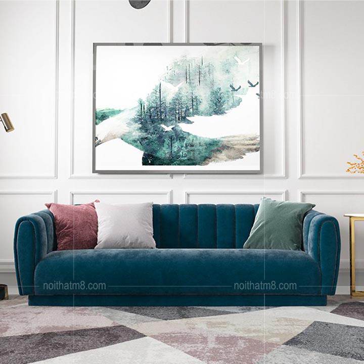 Ghế sofa phòng khách phong cách Bắc Âu sang trọng M8-3605