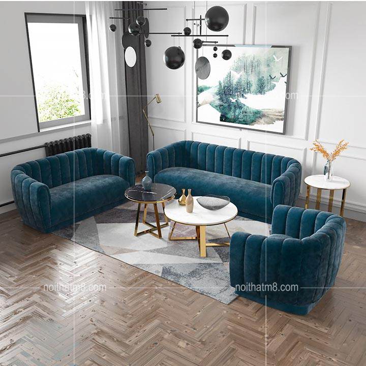 Ghế sofa phòng khách phong cách Bắc Âu sang trọng M8-3605 thumbnail 4