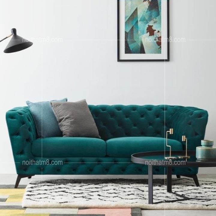Sofa nỉ nhung sang trọng phong cách Bắc Âu M8-3613 thumbnail 2