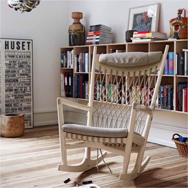 Rocking Chair – Ghế thư giãn gỗ bập bênh tinh tế mà đẳng cấp M8-3802 thumbnail 3