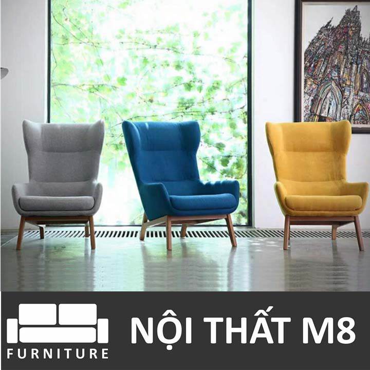 Ghế tựa thư giãn chân gỗ bọc nỉ đa chức năng M8-3805 thumbnail 2