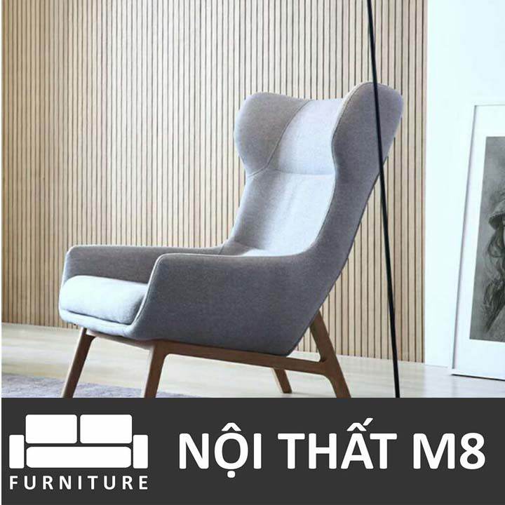 Ghế tựa thư giãn chân gỗ bọc nỉ đa chức năng M8-3805 thumbnail 3