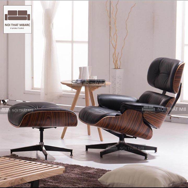 Ghế thư giãn ghế nằm Eames Lounge and Ottoman nhập khẩu sang trọng M8-3818 thumbnail 3