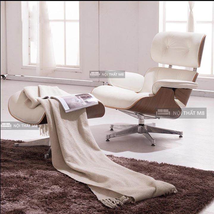 Ghế thư giãn ghế nằm Eames Lounge and Ottoman nhập khẩu sang trọng M8-3818 thumbnail 4