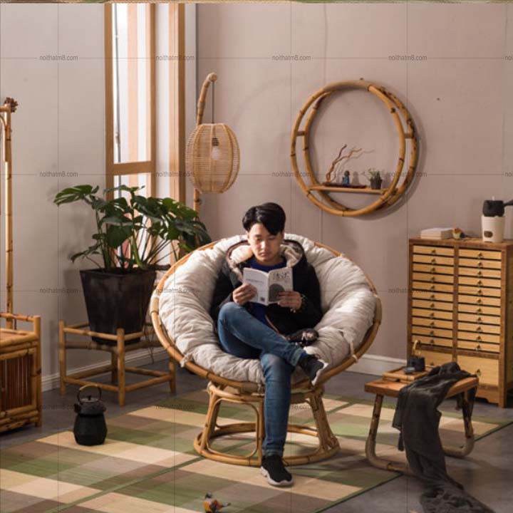 Ghế Papasan – Chiếc ghế thư giãn mây đan tuyệt vời M8-3819 thumbnail 3