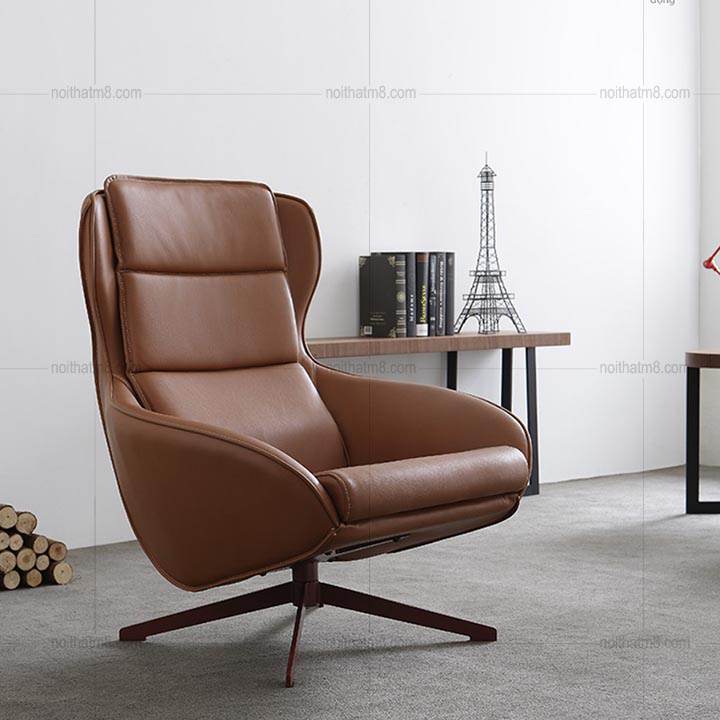 Ghế thư giãn bọc da bò cao cấp M8-3842