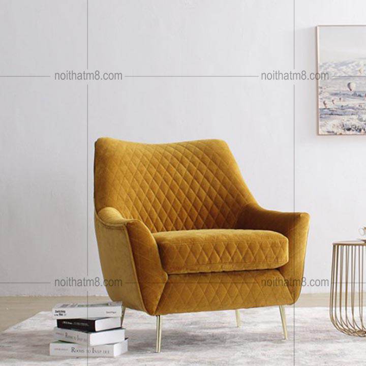 Ghế thư giãn nhập khẩu bọc vải nhung sang trọng M8-3880 thumbnail 2