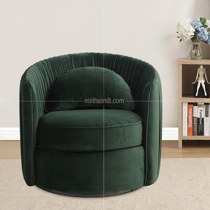 Ghế thư giãn phòng khách bọc nỉ nhung mềm mịn M8-3882 thumbnail 2
