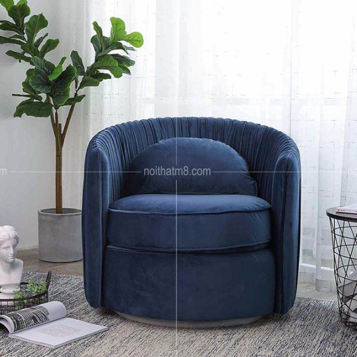 Ghế thư giãn phòng khách bọc nỉ nhung mềm mịn M8-3882 thumbnail 3