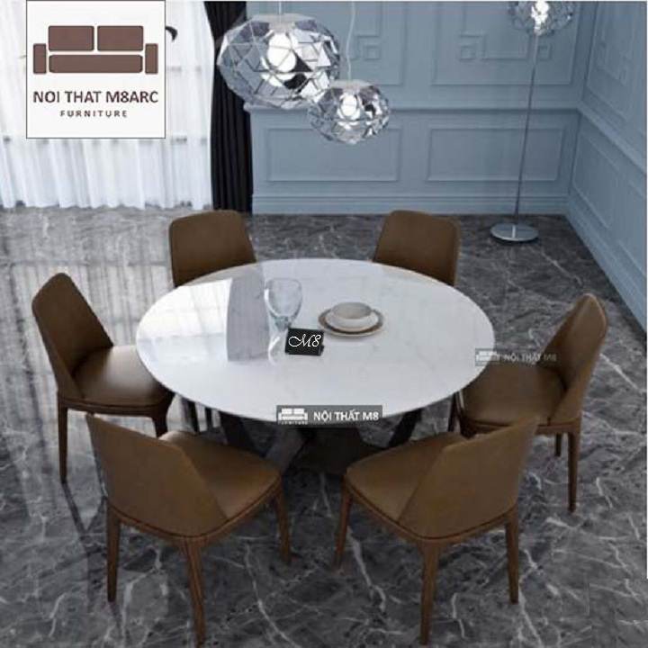 Mẫu bàn ăn hiện đại mang đến vẻ đẹp tinh tế cho phòng ăn M8-4064 thumbnail 3