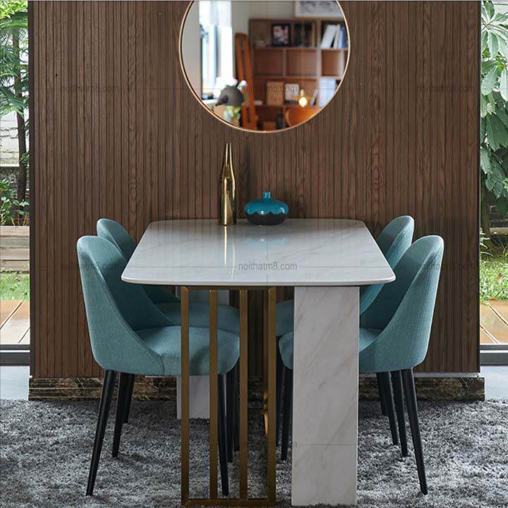 Mẫu bàn ăn đẹp thiết kế tinh tế, sang trọng M8-4077 thumbnail 4
