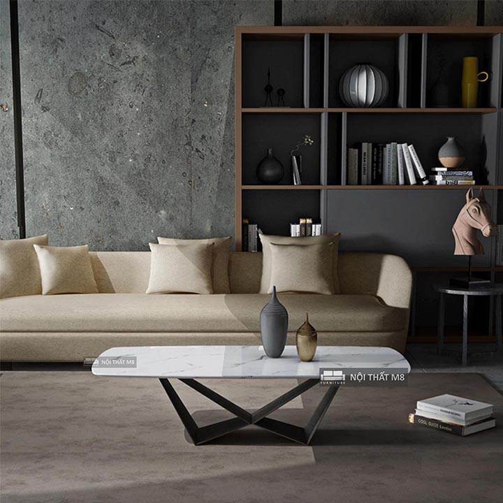 Bàn trà cao cấp hiện đại phong cách Bắc Âu sang trọng M8-4321