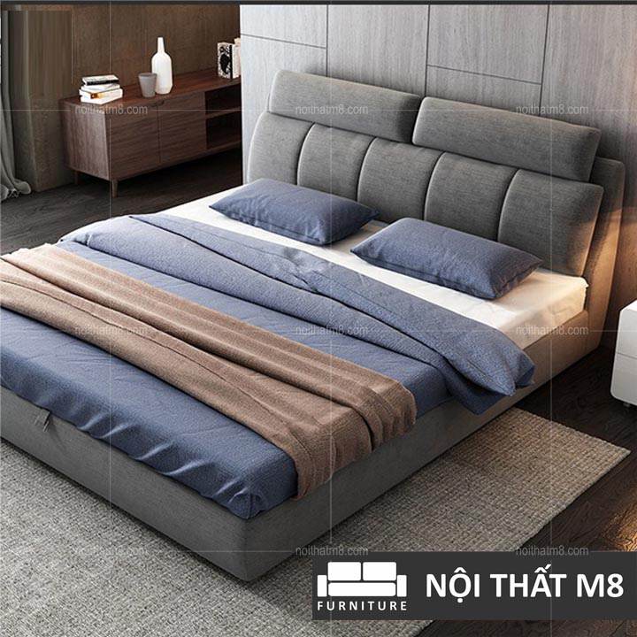 Giường bọc nệm cao cấp mang vẻ đẹp châu Âu sang trọng M8-6076 thumbnail 2