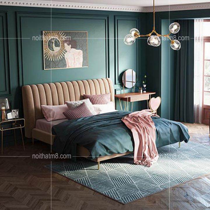 Mẫu giường ngủ đẹp sang chảnh dành cho nữ giới M8-6084 thumbnail 2