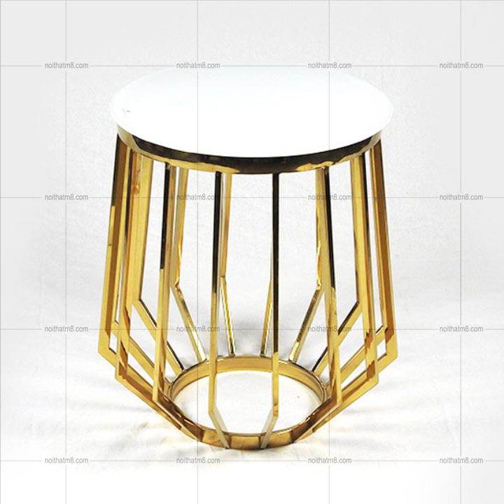 Mẫu bàn trà mạ PVD nhỏ gọn, tiện dụng M8-9072 thumbnail 2