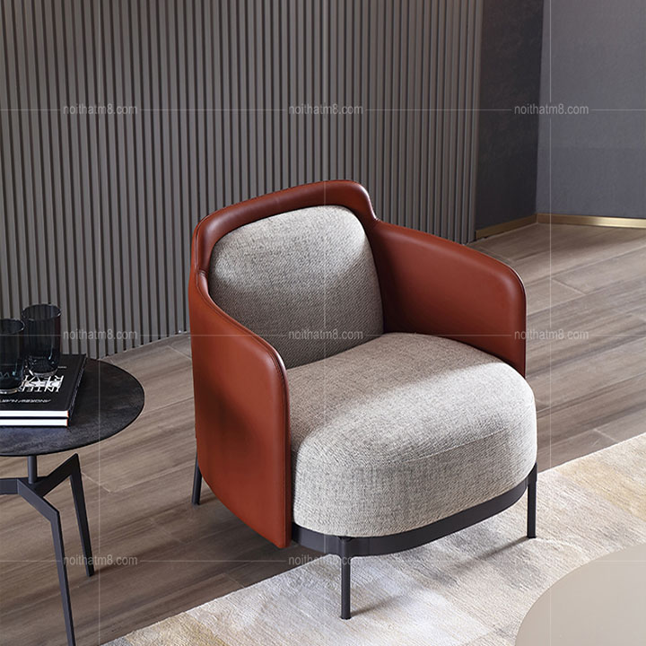 Ghế sofa nhập khẩu lưng bọc da độc đáo M8-3574 thumbnail 4