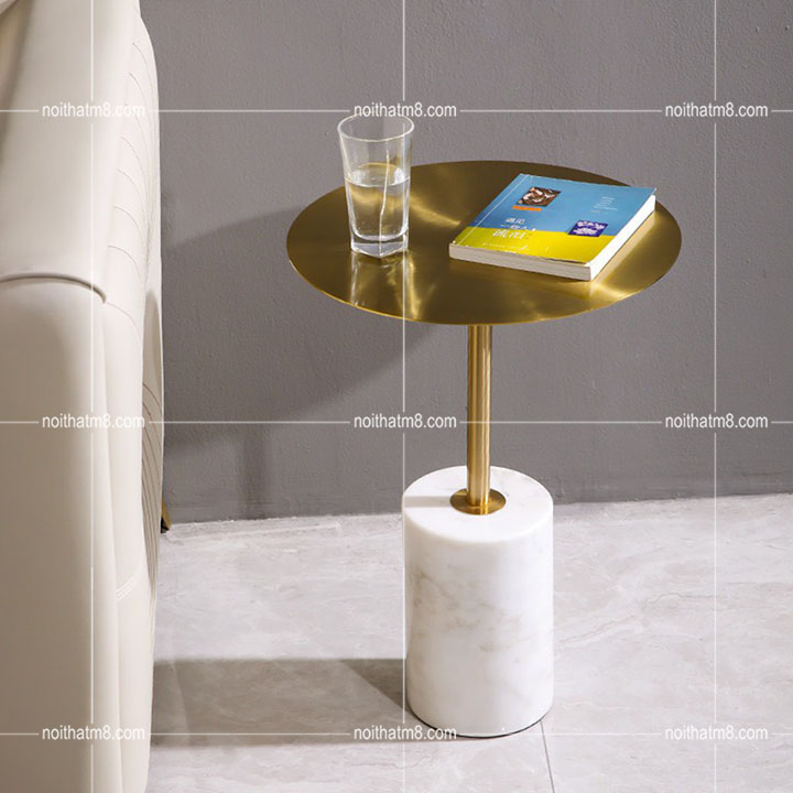 Bàn tab mặt inox 304 kết hợp chân đá cá tính, độc đáo M8-9086 thumbnail 2