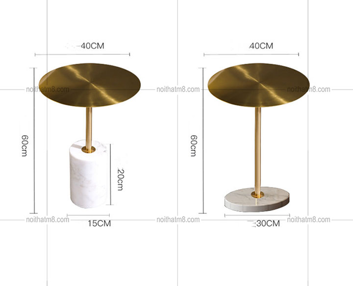 Bàn tab mặt inox 304 kết hợp chân đá cá tính, độc đáo M8-9086 thumbnail 5