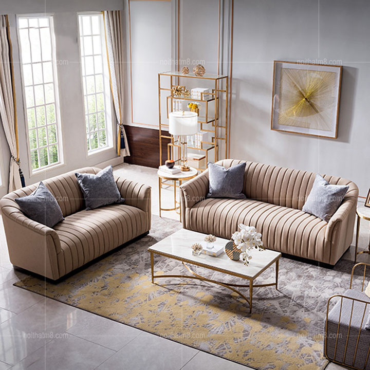 Sofa da đẹp phong cách Bắc Âu cao cấp M8-3634 thumbnail 3