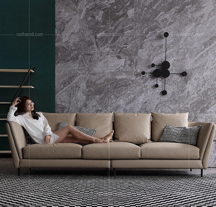 Sofa da hiện đại phong cách sang trọng M8-3532 thumbnail 5