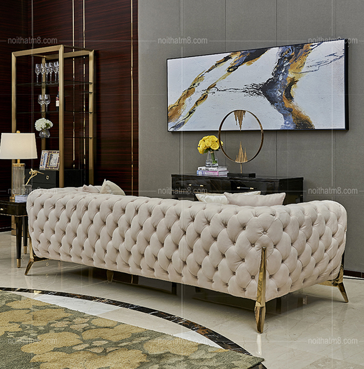 Sofa da phong cách Bắc Âu hiện đại M8-3517 thumbnail 4