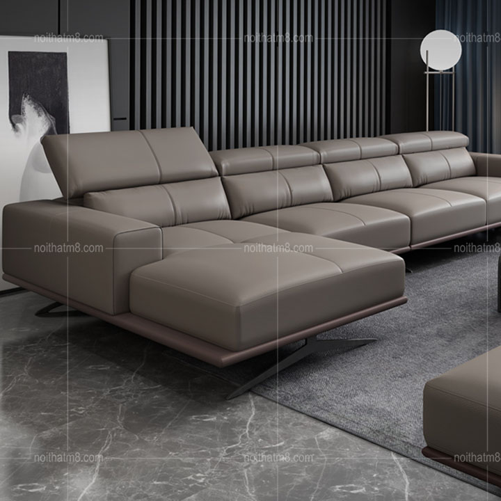 Mẫu ghế sofa da hiện đại mới nhất 2020 M8-3628 thumbnail 2