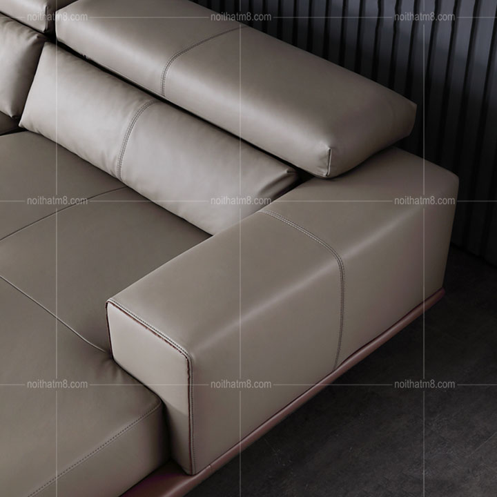 Mẫu ghế sofa da hiện đại mới nhất 2020 M8-3628 thumbnail 5