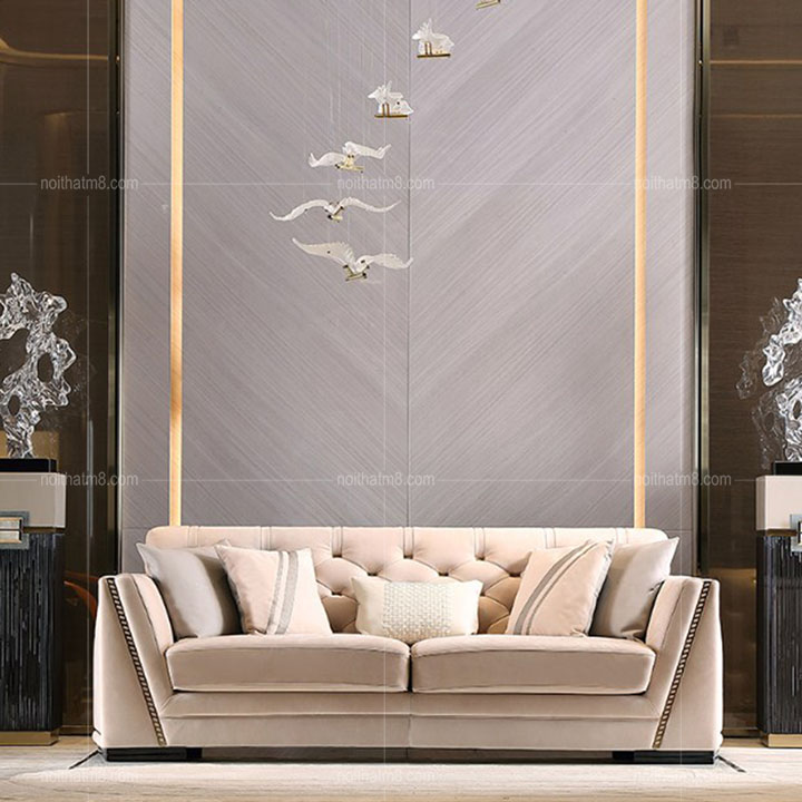 Sofa da cao cấp phong cách hiện đại, thanh lịch M8-3622 thumbnail 2