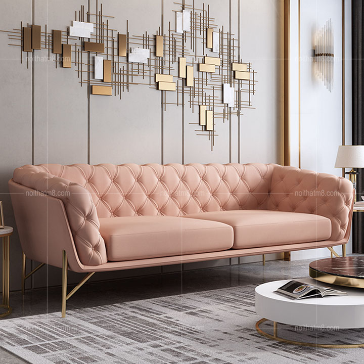 Sofa da phòng khách kiểu dáng văng hiện đại M8-3629 thumbnail 2