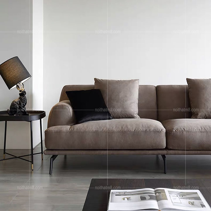 Mẫu sofa cao cấp bọc nỉ nhung phong cách tối giản hiện đại M8-3589 thumbnail 5