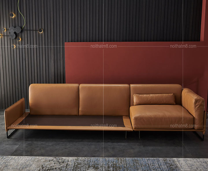 Mẫu sofa da đẹp phong cách hiện đại M8-3611 thumbnail 4