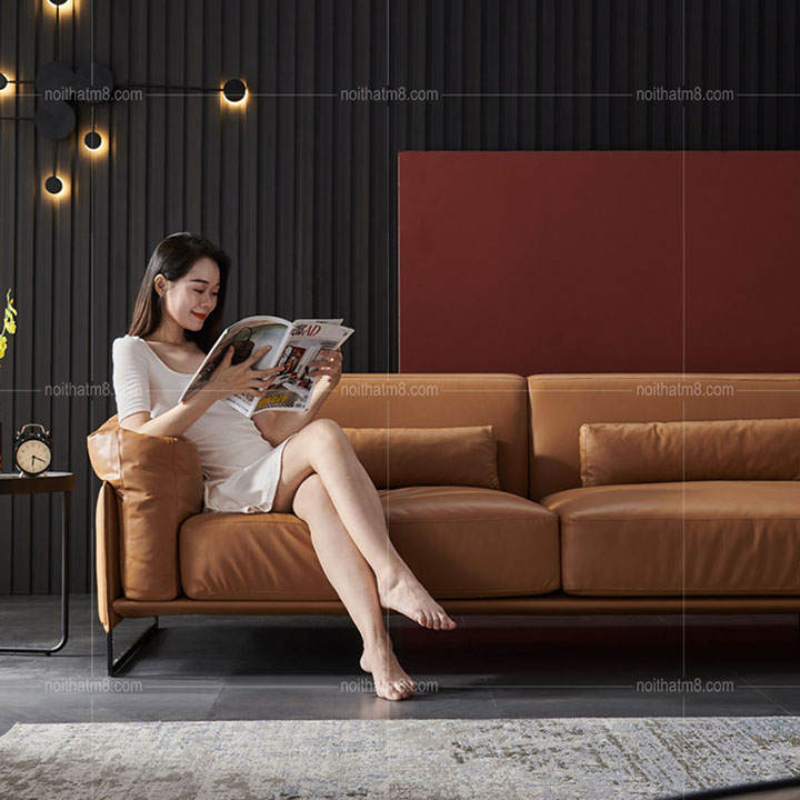 Mẫu sofa da đẹp phong cách hiện đại M8-3611 thumbnail 5