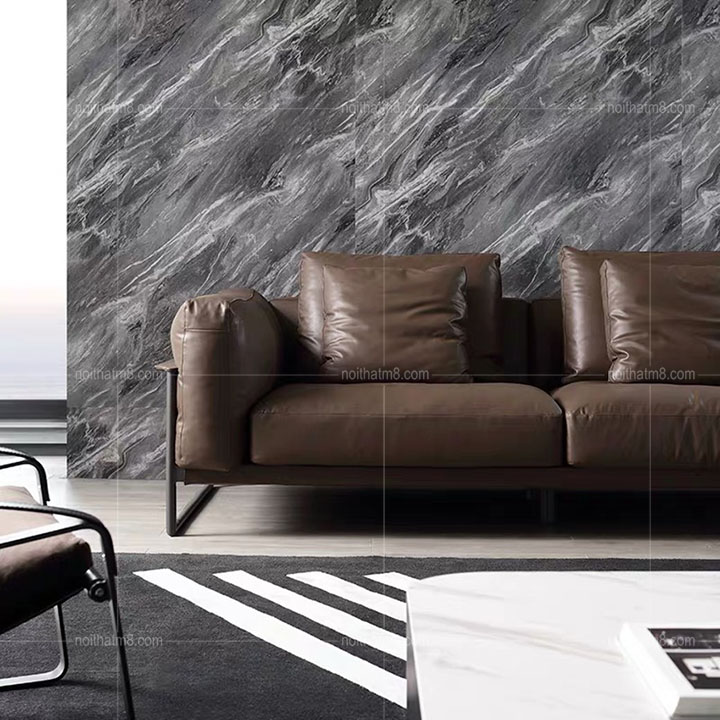 Sofa da nâu cao cấp hiện đại M8-3512 thumbnail 4