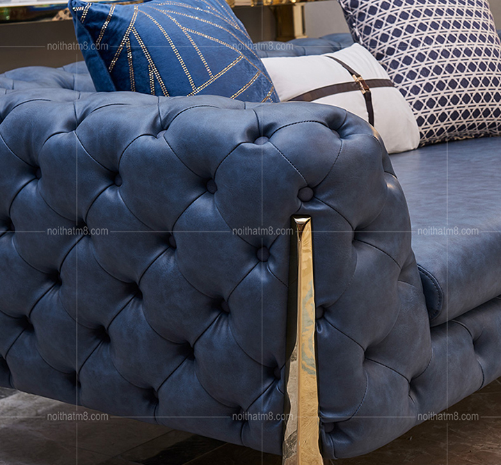 Sofa văng hiện đại bọc da phong cách Bắc Âu M8-3511 thumbnail 5