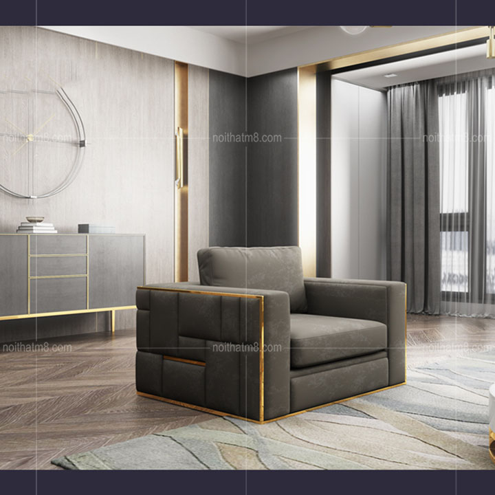 Mẫu ghế sofa da cao cấp cho phòng khách hiện đại M8-3627 thumbnail 5