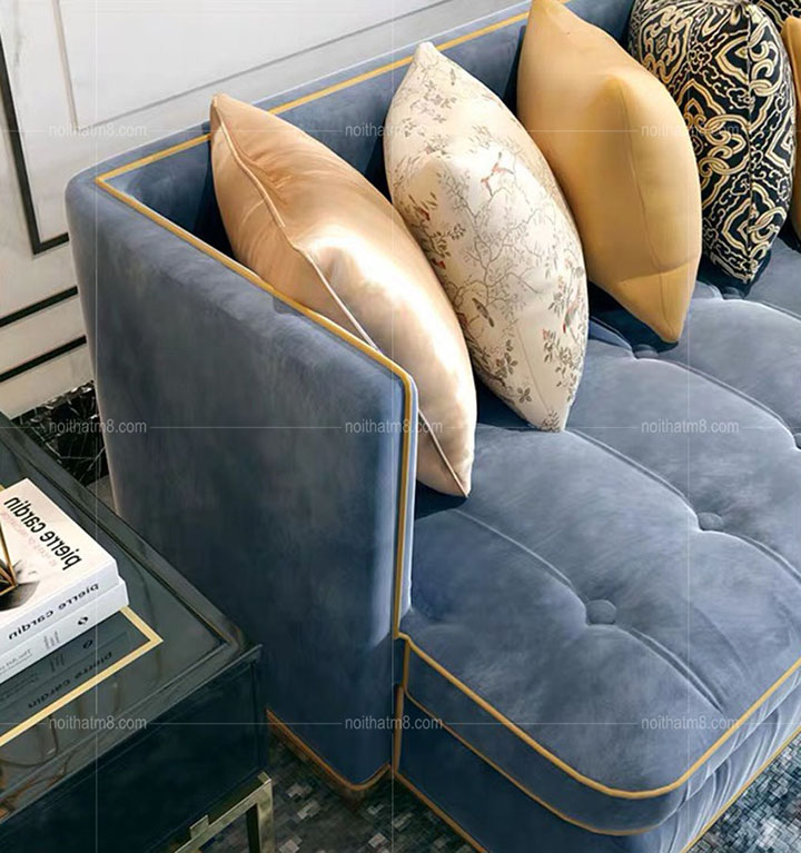 Mẫu sofa văng nỉ phong cách Bắc Âu hiện đại M8-3624 thumbnail 4