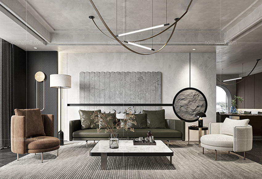 Bàn trà sofa hiện đại phong cách Bắc Âu M8-4297 thumbnail 4