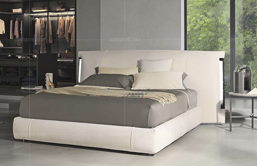 Mẫu giường ngủ nhập khẩu cao cấp phong cách Bắc Âu hiện đại M8-6070 thumbnail 3