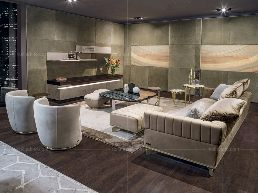 Sofa phong cách Ý sang trọng dành cho biệt thự, chung cư cao cấp M8-3641 thumbnail 2