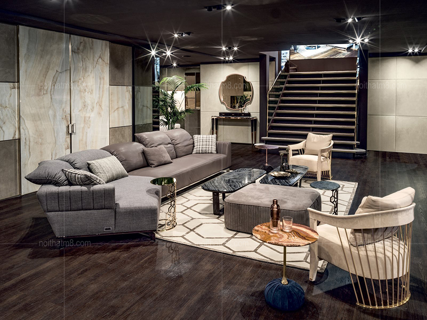 Sofa phong cách Ý sang trọng dành cho biệt thự, chung cư cao cấp M8-3641 thumbnail 3