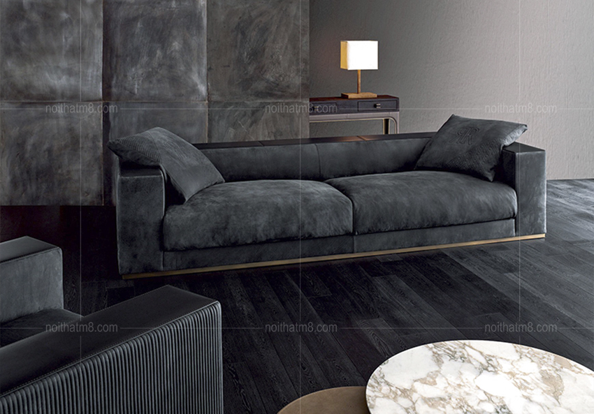 Mẫu sofa nỉ nhung phong cách đẳng cấp M8-3606 thumbnail 2