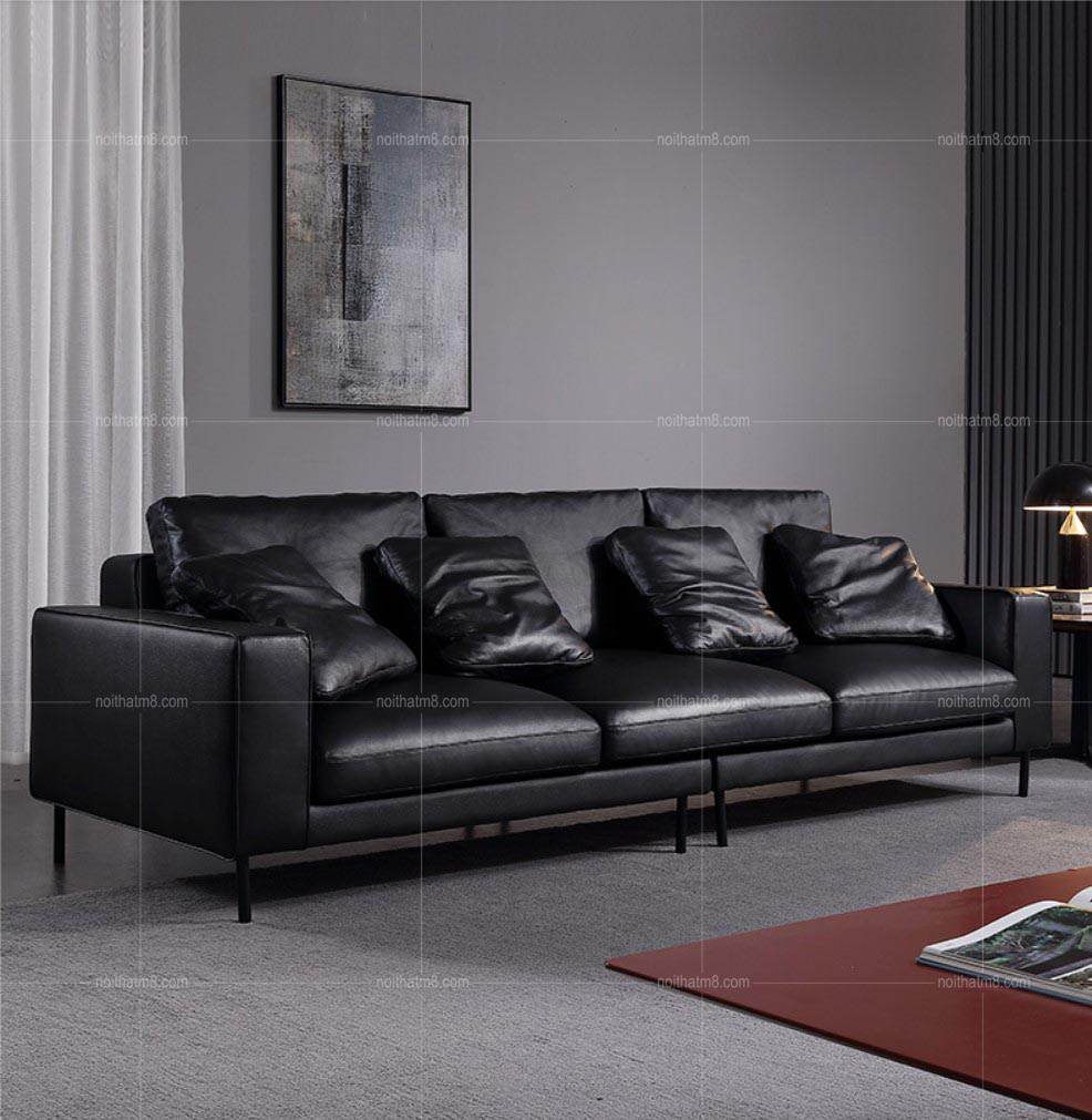 Sofa da đẹp kiểu dáng chữ L hiện đại  M8-3549 thumbnail 4