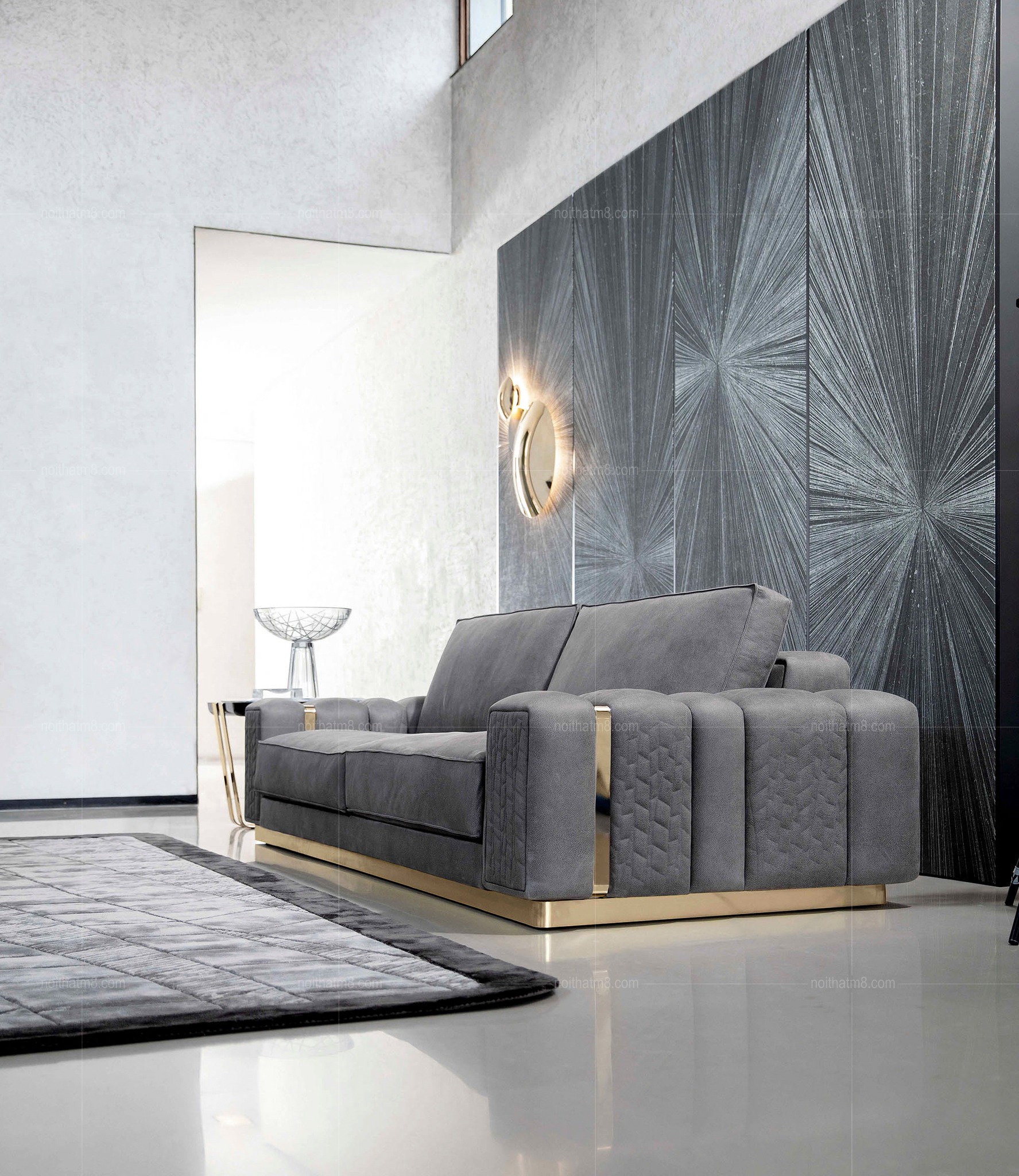 Mẫu sofa phòng khách cao cấp phong cách Bắc Âu M8-3580 thumbnail 2