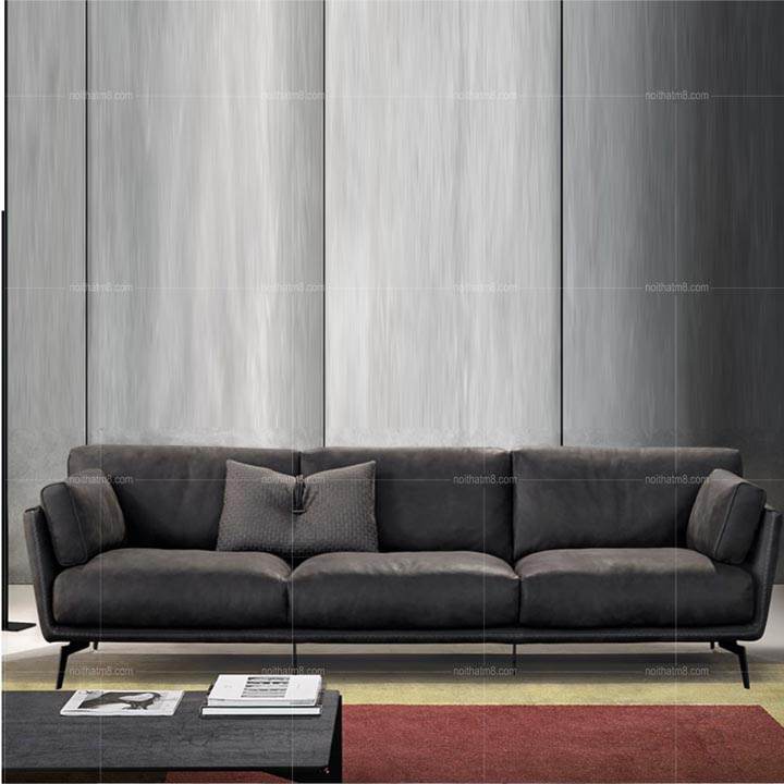 Ghế sofa da thật phong cách Scandinavian M8-3530 - ảnh 1
