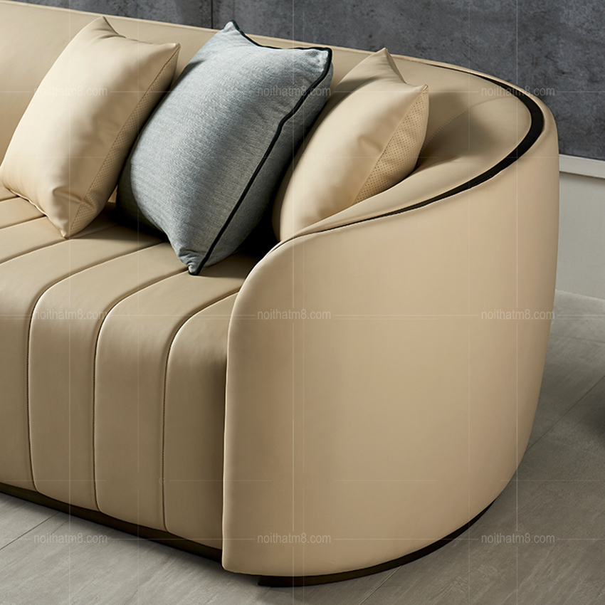 Mẫu sofa da cao cấp phong cách hiện đại M8-3576 thumbnail 4