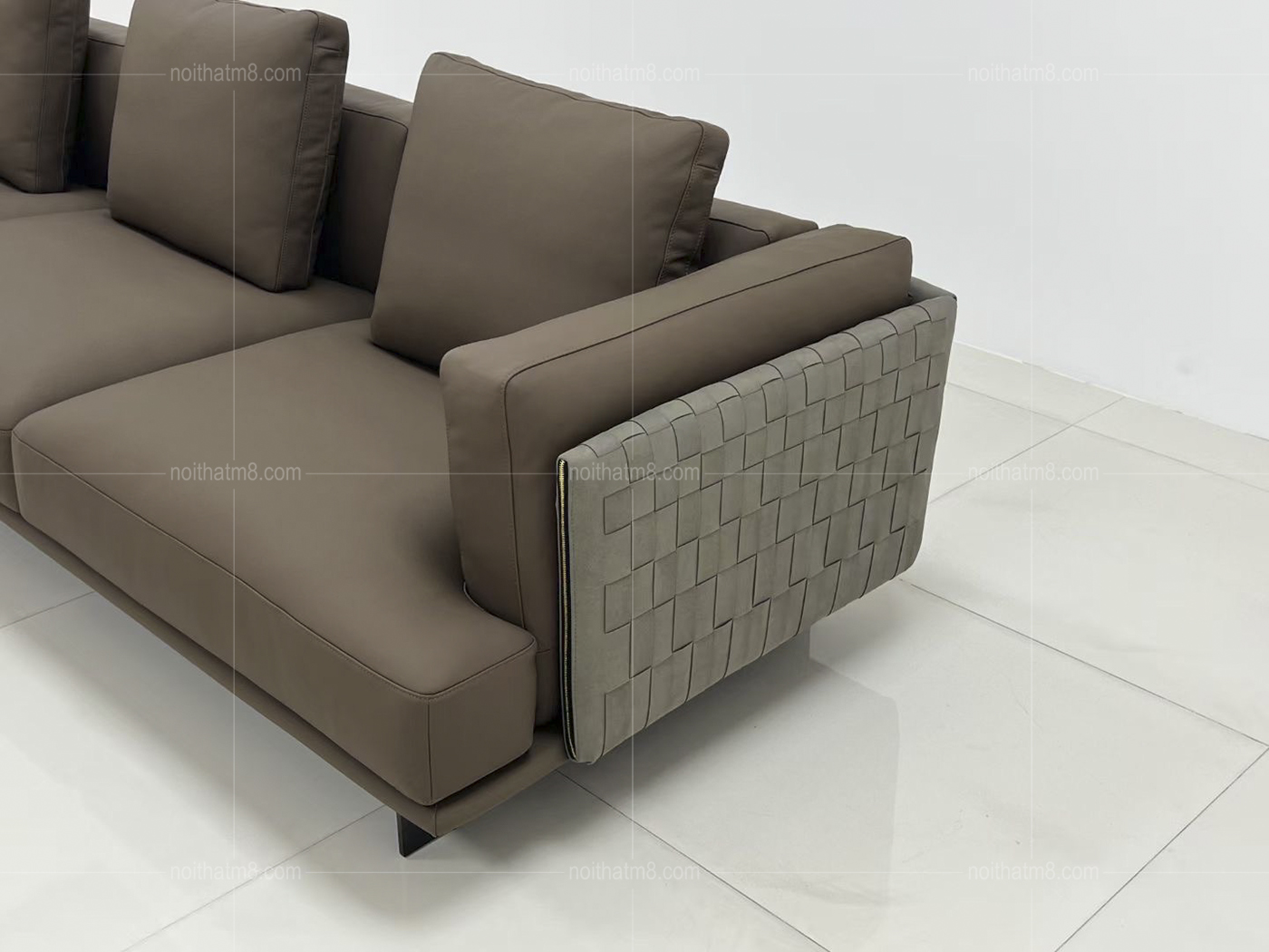 Mẫu sofa da phong cách Ý sang trọng, tinh tế M8-3614 thumbnail 4