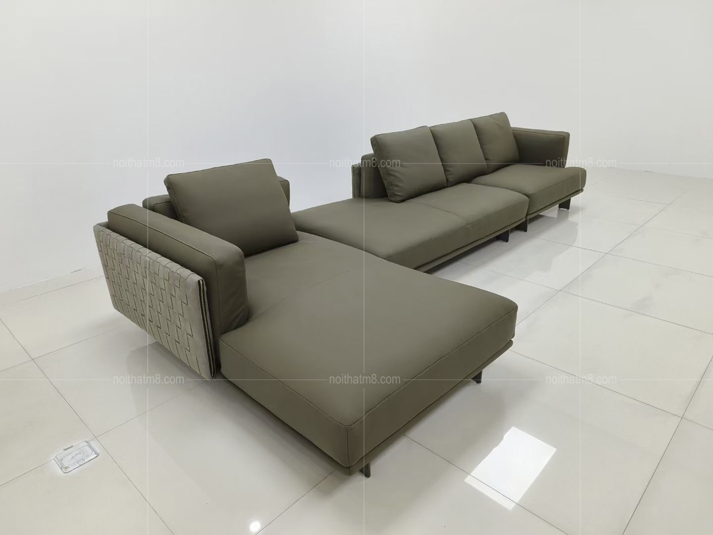 Mẫu sofa da phong cách Ý sang trọng, tinh tế M8-3614 thumbnail 2