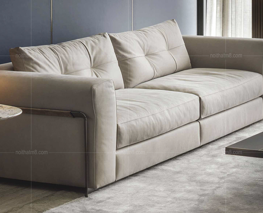 Mẫu sofa da đẹp cao cấp cho phòng khách M8-3553 thumbnail 2