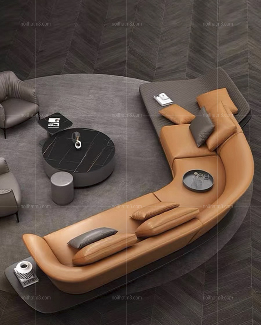 Sofa nhập khẩu sang trọng cho không gian biệt thự cao cấp M8-3595 thumbnail 5